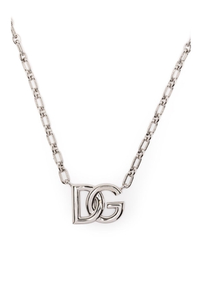 Dolce & Gabbana DG-logo chain-link choker - Silver