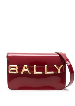 Bally logo plaque crossbody bag - Red