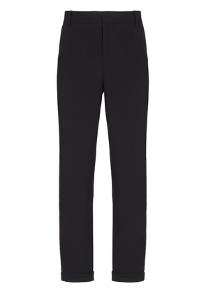 Balmain crystal-embellished tailored trousers - Black
