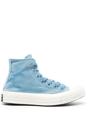 Converse logo-patch high-top sneakers - Blue