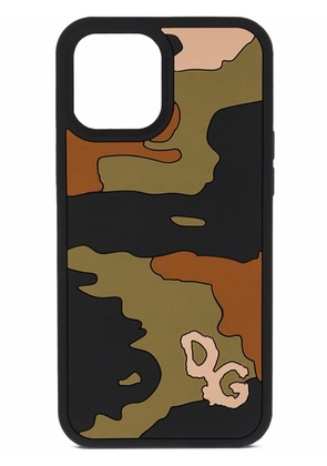 Dolce & Gabbana camouflage-print iPhone 12 Pro max case - Black