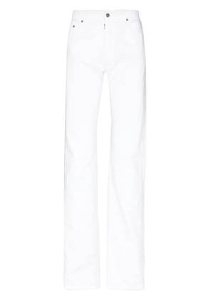 Maison Margiela straight-leg cotton jeans - White