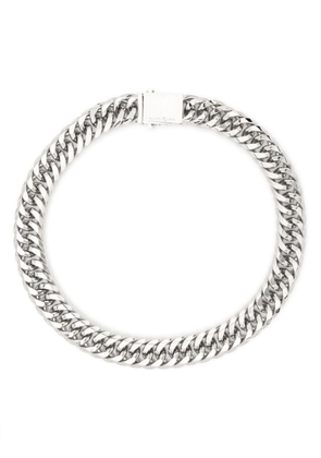 Kenneth Jay Lane braided chain necklace - Silver