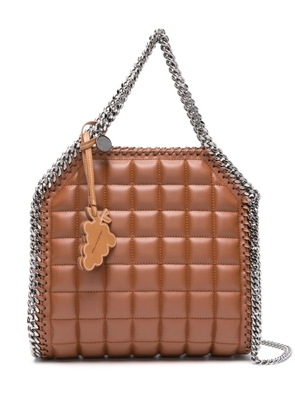 Stella McCartney mini Falabella quilted tote bag - Brown