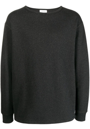 LEMAIRE jersey-knit long-sleeved sweater - Black