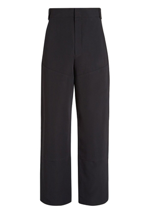 Zegna Pure Wool straight-leg trousers - Black