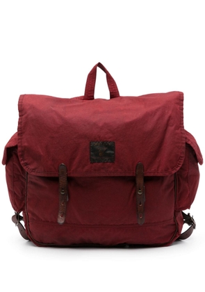 Ralph Lauren RRL Falcon logo-patch backpack - Red