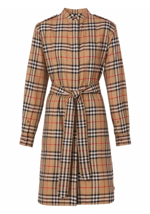 Burberry Vintage Check shirt dress - Brown