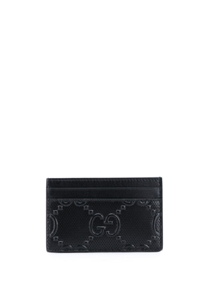 Gucci GG embossed cardholder - Black