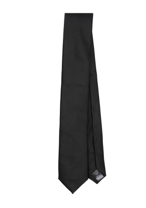 Dolce & Gabbana pointed-tip silk tie - Black