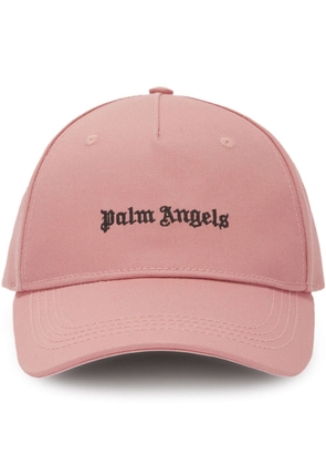 Palm Angels logo-embroidered baseball cap - Pink
