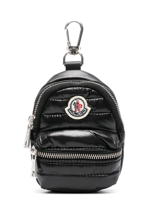 Moncler Kilia backpack keyring - Black