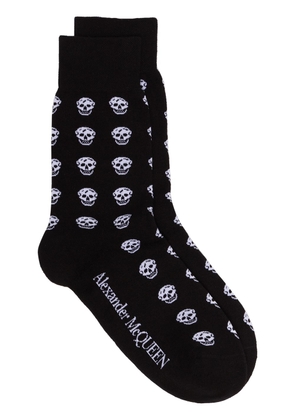 Alexander McQueen skull motif socks - Black