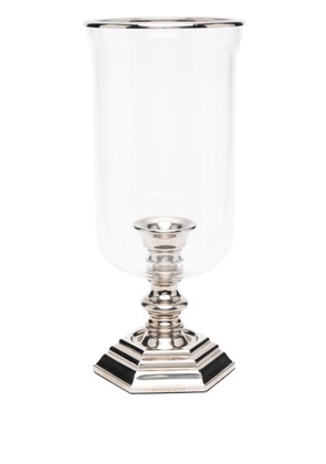 Ralph Lauren Home Classic Large Hurricane candle holder - Silver