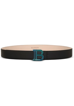 Balmain logo buckle belt - Black