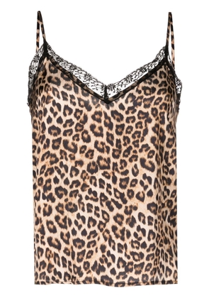 TWINSET leopard-print camisole - Brown