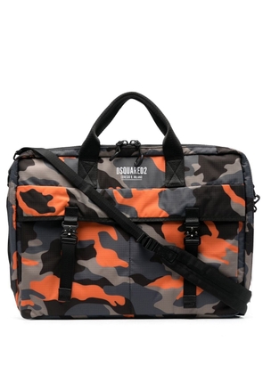 Dsquared2 camouflage top-handle laptop bag - Green