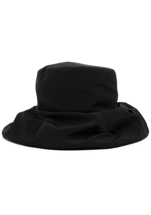 Y's wide-brim bucket hat - Black