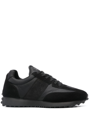 Boggi Milano panelled lace-up sneakers - Black