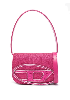 Diesel 1DR logo-plaque glitter bag - Pink