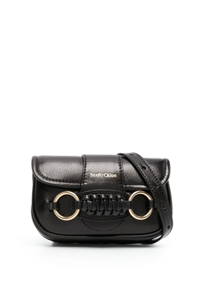 See by Chloé Saddie leather belt bag - Black