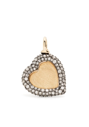 Lucy Delius Jewellery Signature Diamond Pavé Chubby Heart pendant - Gold