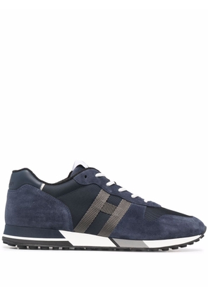 Hogan H383 lace-up suede sneakers - Blue