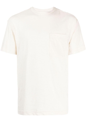 Calvin Klein cotton-linen blend T-shirt - Neutrals