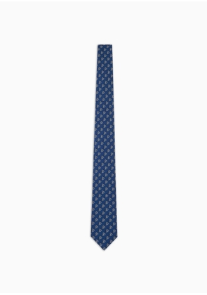 OFFICIAL STORE Silk And Cotton Jacquard Tie