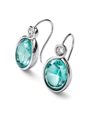 Baccarat Sterling Silver Croise Turquoise Earrings