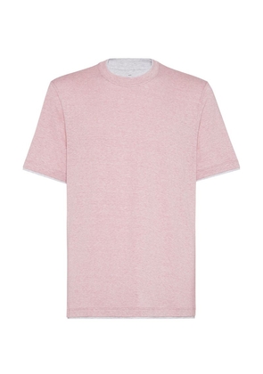 Brunello Cucinelli Linen-Cotton T-Shirt