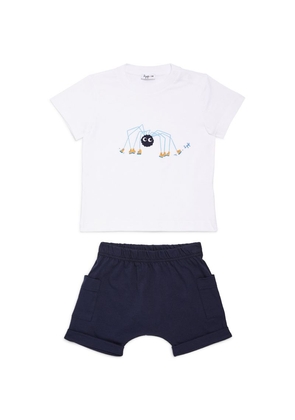 Il Gufo Cotton T-Shirt And Shorts Set (6-36 Months)