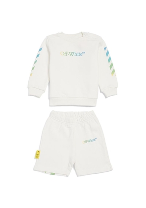 Off-White Kids Arrows Sweatshirt And Sweatshorts Set (3-36 Months)