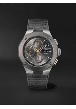 Baume & Mercier - Riviera Automatic Chronograph 43mm Stainless Steel, Titanium and Rubber Watch, Ref. No. M0A10722 - Men - Gray