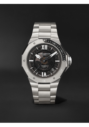 Baume & Mercier - Riviera Automatic 42mm Stainless Steel Watch, Ref. No. 10717 - Men - Black