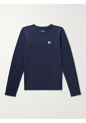 DISTRICT VISION - Deva Slim-Fit Logo-Print Stretch-Jersey T-Shirt - Men - Blue - S