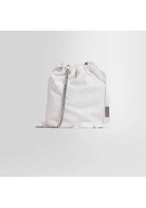 ANN DEMEULEMEESTER UNISEX WHITE TOP HANDLE BAGS