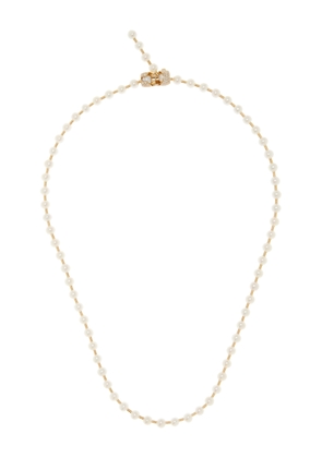Yvonne Leon - 18K Yellow Gold Pearl Necklace - White - OS - Moda Operandi - Gifts For Her