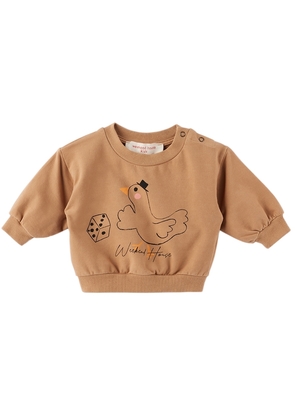 Weekend House Kids Baby Brown Goose Sweatshirt