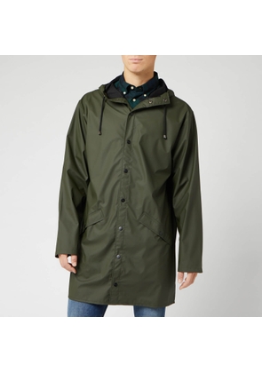 RAINS Men's Long Jacket - Green - S