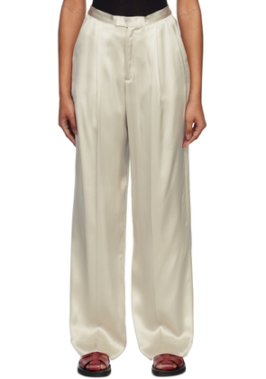BITE Off-White Frame Trousers