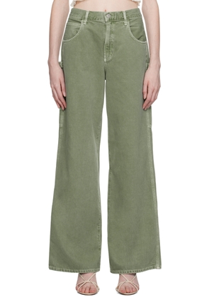 AGOLDE Green Magda Jeans