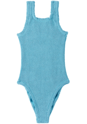 Hunza G Kids Blue Classic Swimsuit
