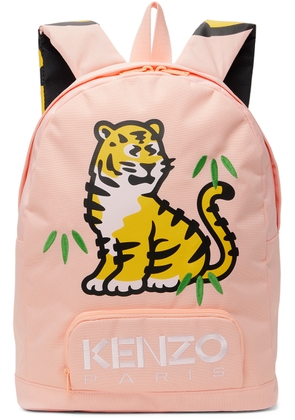 Kenzo Kids Pink Kenzo Paris Kotora Backpack