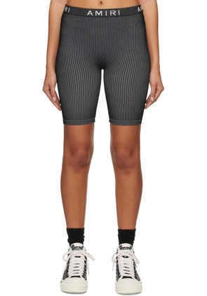 AMIRI Black Seamless Bike Shorts