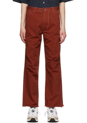 Camiel Fortgens Red Worker Trousers