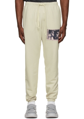 Mr. Saturday Off-White Patchwork Lounge Pants