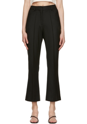 Rokh Black Cropped Trousers