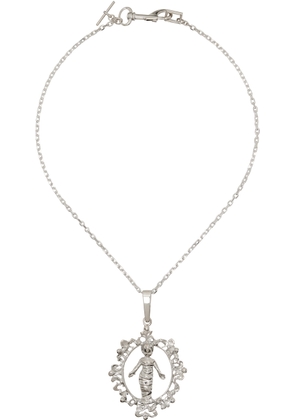 Martine Ali Silver Careterre Charm Chain Necklace