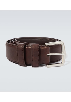 Loro Piana Alsavel leather belt